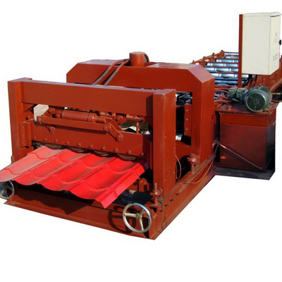 Metal Roofing Glazed Tile Forming Machine Sheet Molding Glazed Tile Press Machine