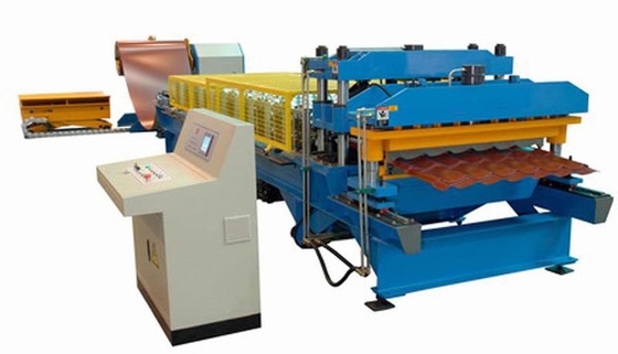 Metal Roofing Glazed Tile Forming Machine Sheet Molding Glazed Tile Press Machine